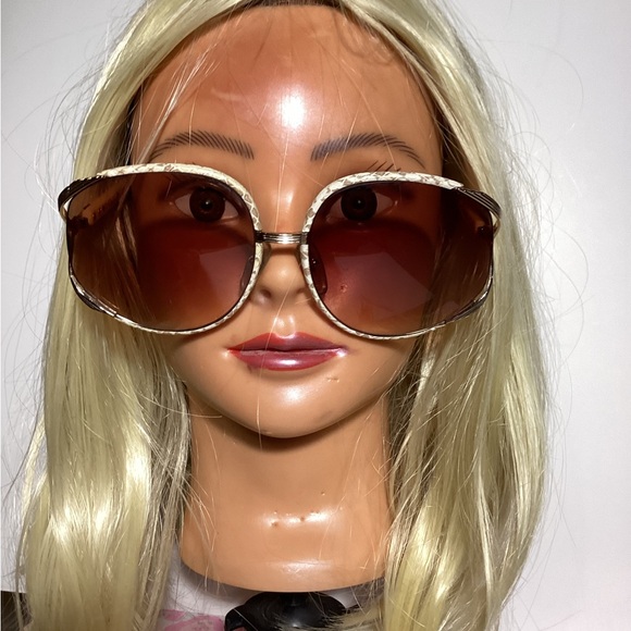 Vintage Dior python sunglasses - Picture 2 of 7